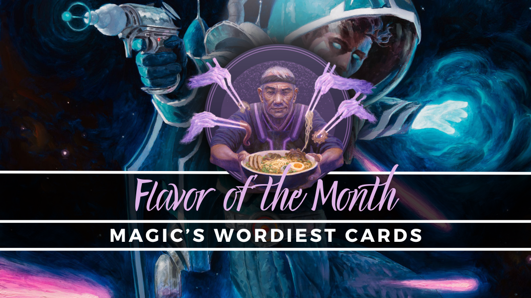 Magic's Wordiest Cards Space Beleren cover